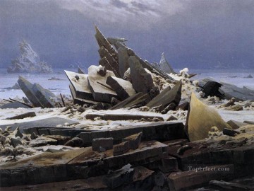 El Mar De Hielo Romántico Caspar David Friedrich Pinturas al óleo